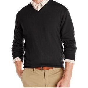 Cutter & Buck Men's Black V-Neck Sweater Size: XXL‎